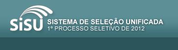 Informaes sobre o SISU - 2012-1